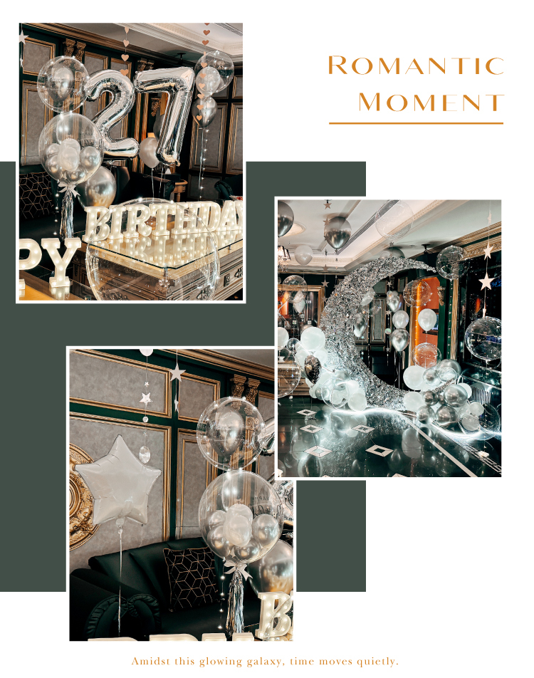 【酒店】生日驚喜．凱撒帝苑．銀白色系