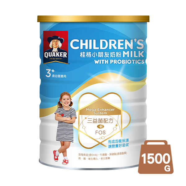 桂格 小朋友奶粉三益菌配方1500g