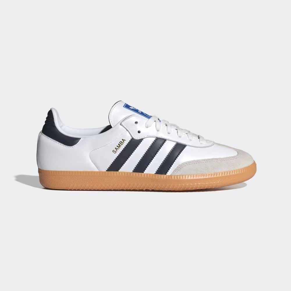 Adidas Samba OG 白藍 焦糖底 德訓鞋 IF3814