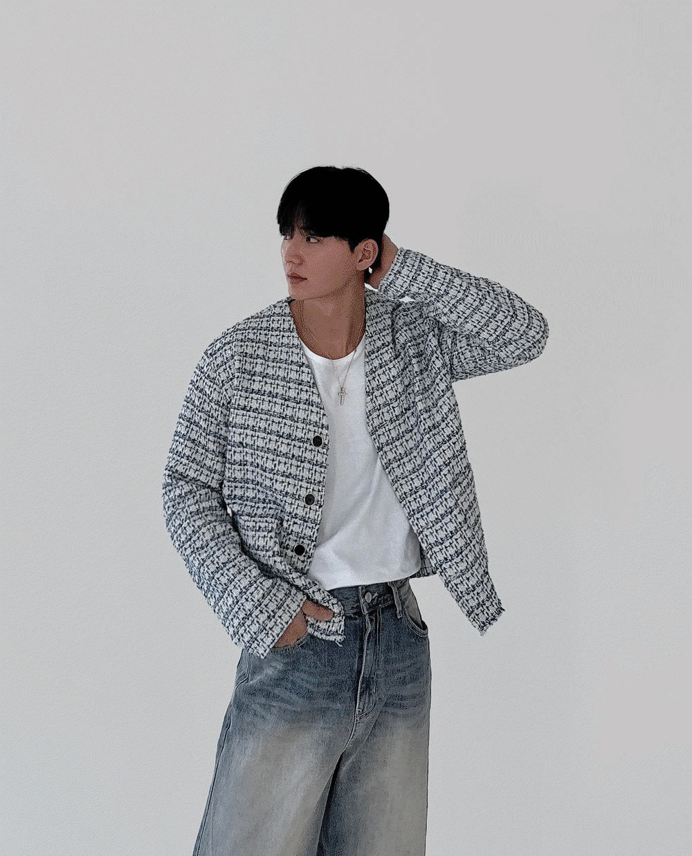 Catch Tweed 小香開襟衫