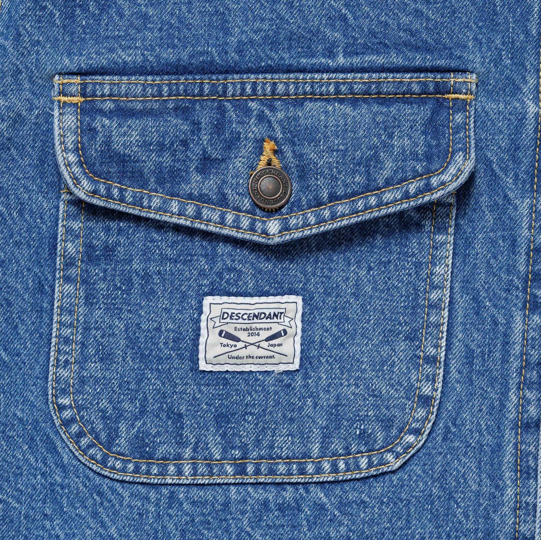 DESCENDANT SS25 RANCH DENIM JACKET | INDIGO DESCENDANT SS25 RANCH DENIM JACKET | INDIGO
