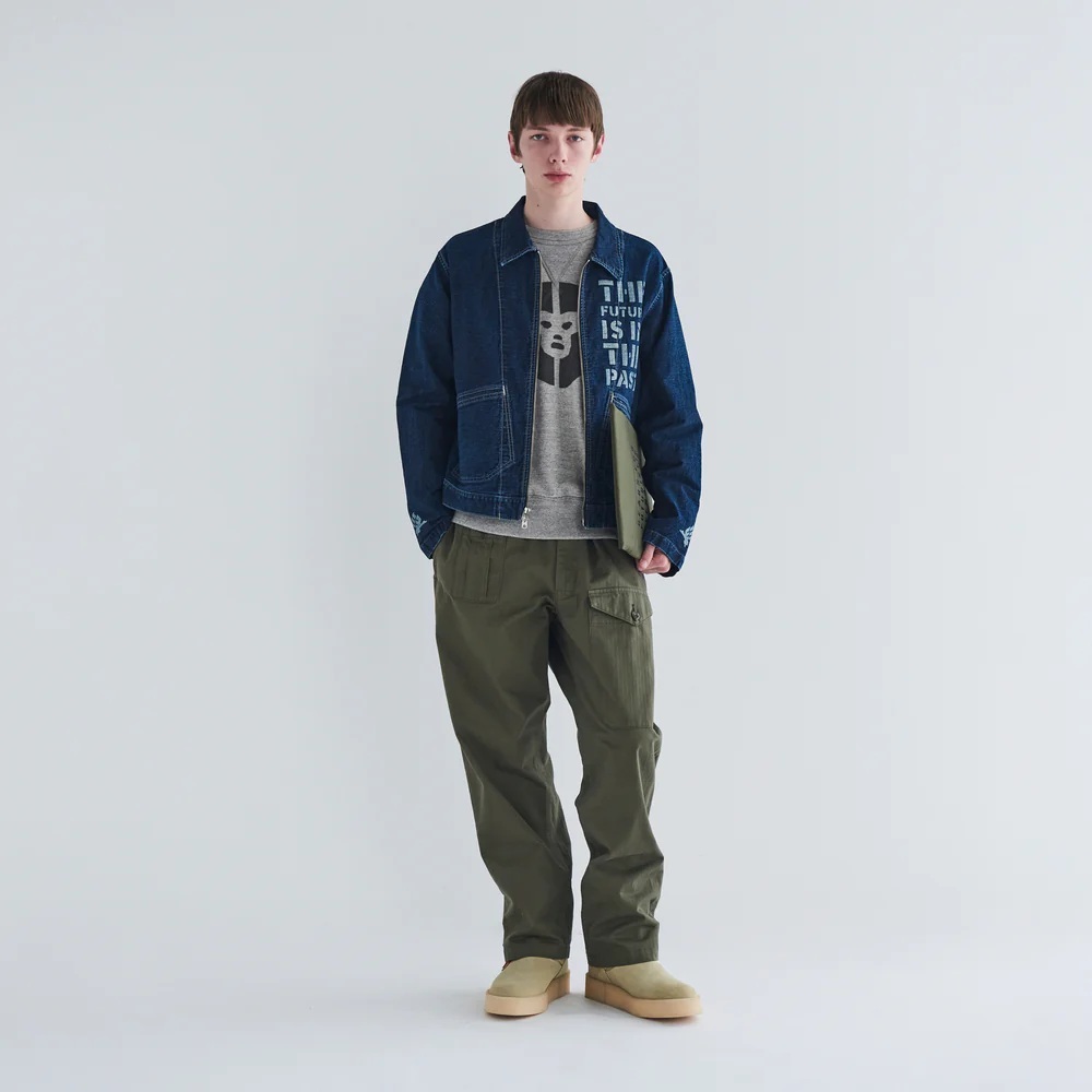 HUMAN MADE 2025 INDIGO DENIM NAVAL JACKET - PRE ORDER ITEM (預訂中)