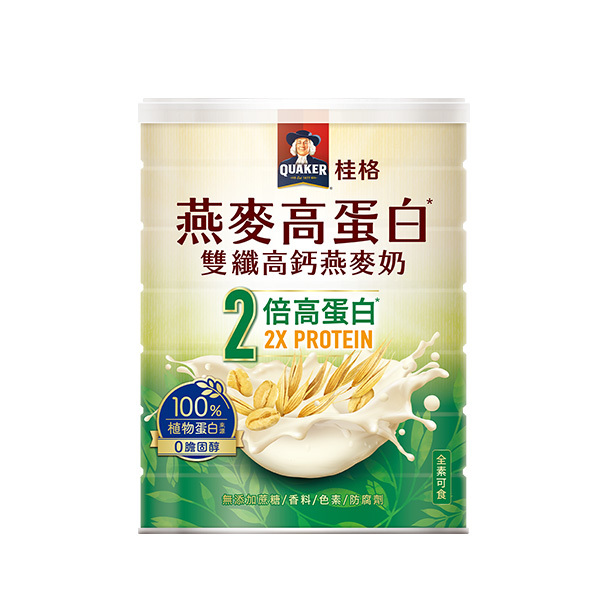 桂格 燕麥高蛋白雙纖高鈣燕麥奶1000g（全素奶粉推薦）