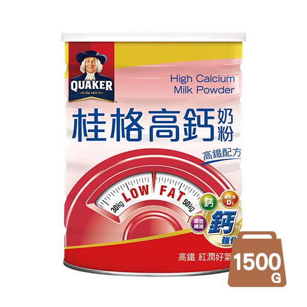 桂格 高鐵高鈣奶粉1500g