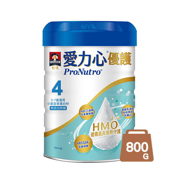 桂格愛力心 優護4號小朋友營養奶粉800g