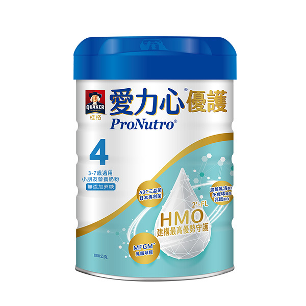 桂格愛力心 優護4號小朋友營養奶粉800g