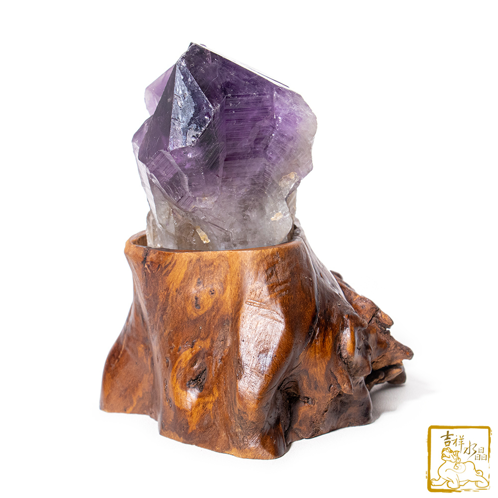 剛果紫水晶簇 742g 智慧潛能