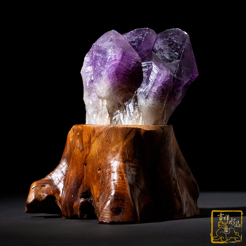 剛果紫水晶簇 742g 智慧潛能