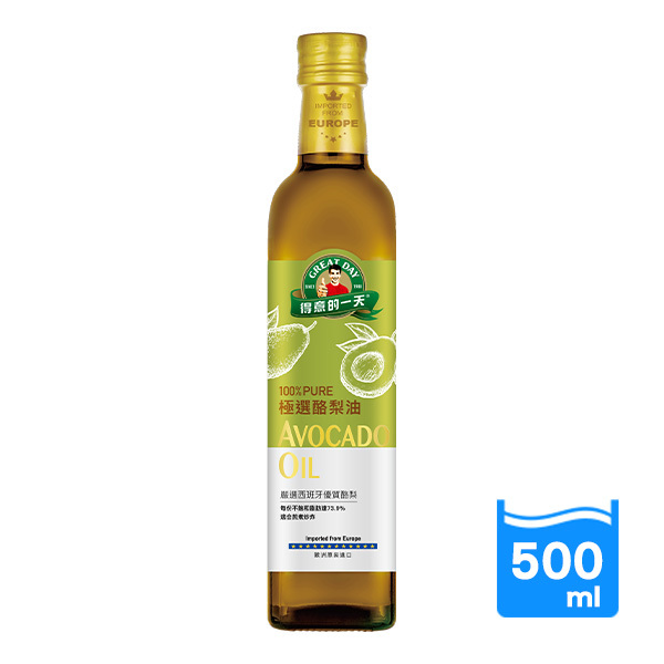 得意的一天 極選酪梨油500mlX12瓶(箱)