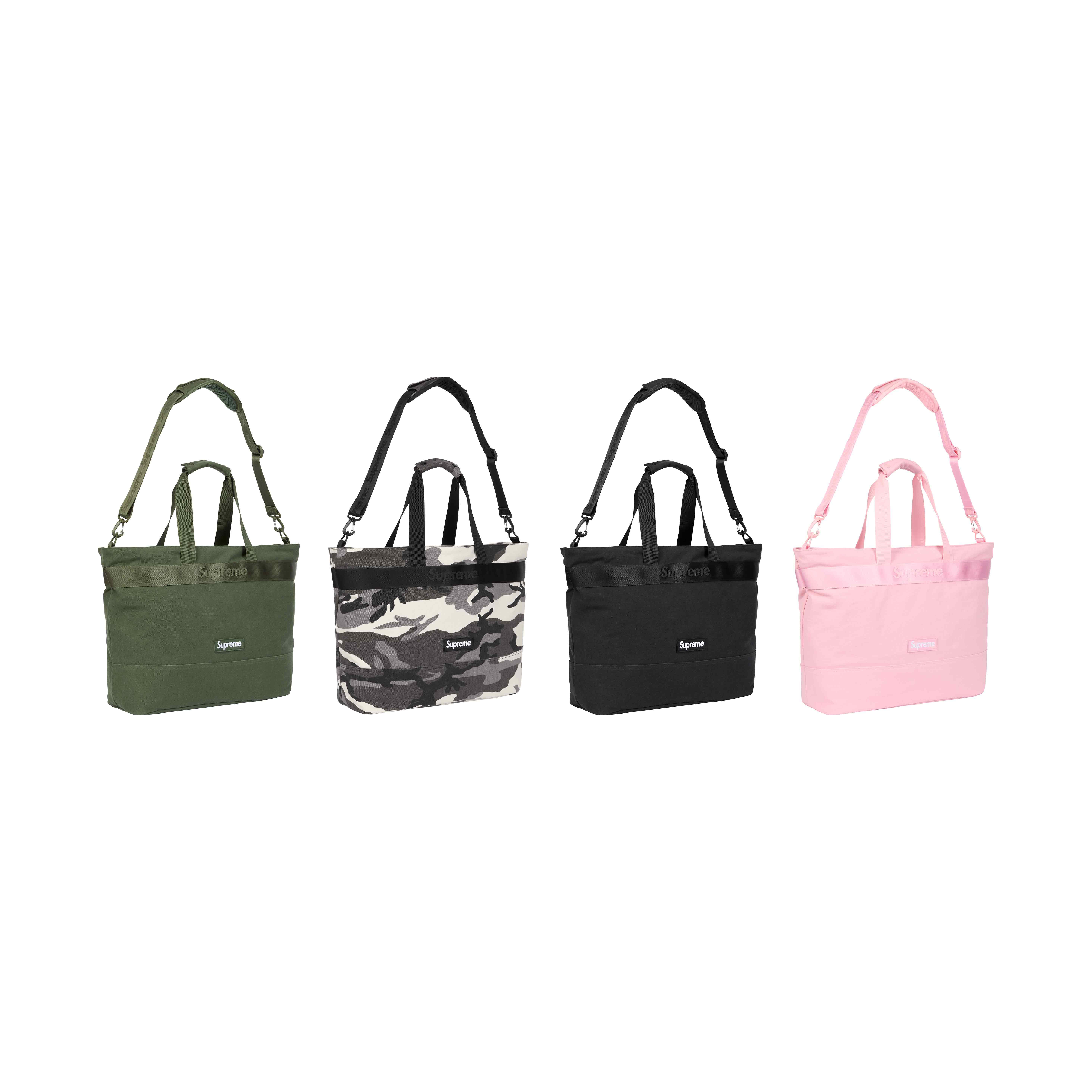 -(C11)-SUPREME TOTE BAG SS25 CORDURA 防水 抗撕裂 托特包 黑/粉/橄欖綠/迷彩-SS25B4