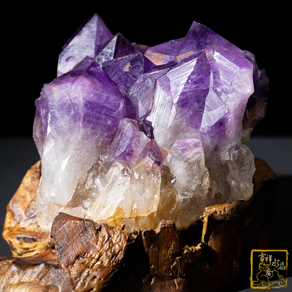 剛果紫水晶簇 1.36kg 美滿如意