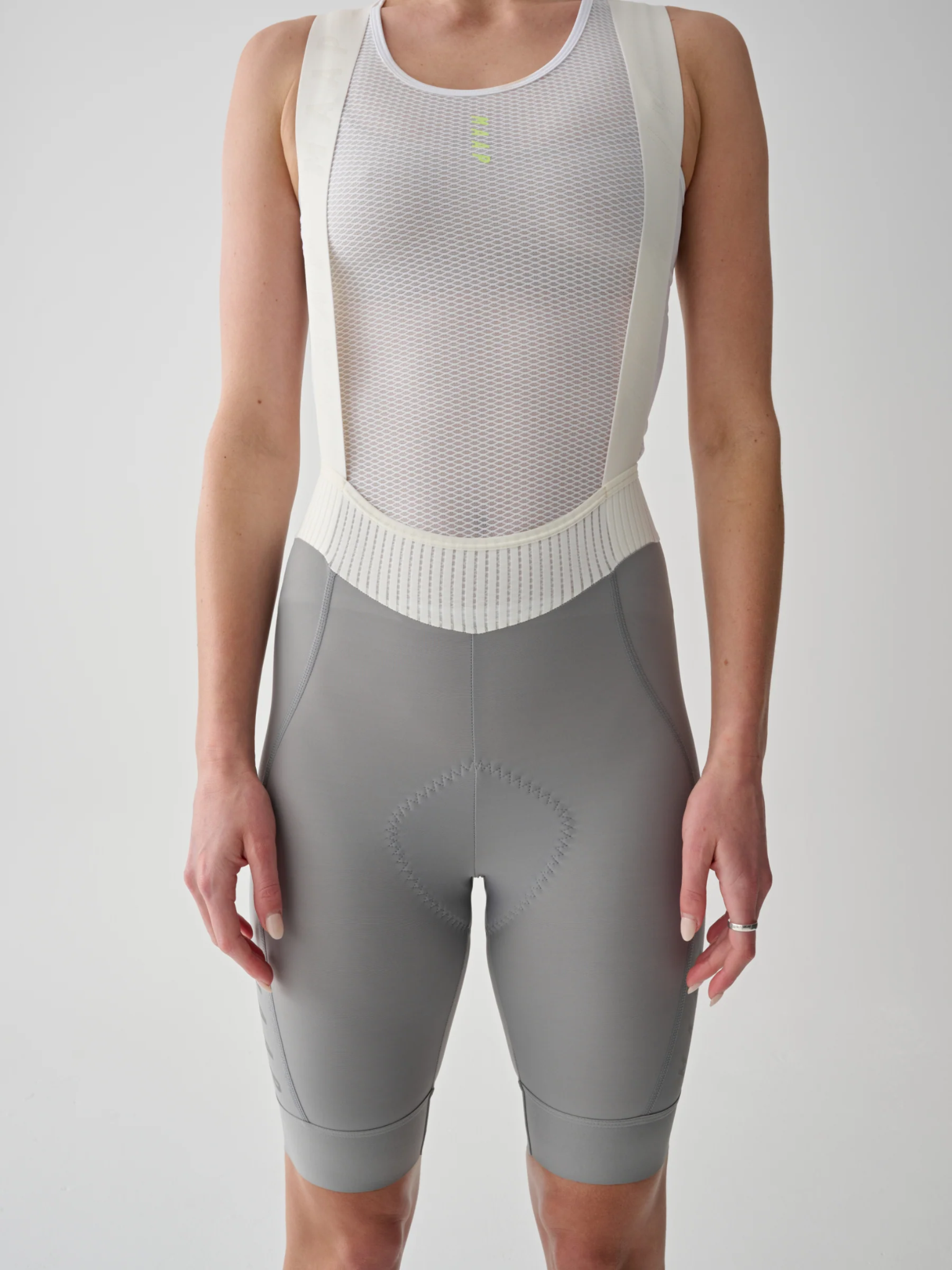 零碼【MAAP】W's Team Bib Evo Cargo 女吊帶口袋短車褲 / Titanium 鈦灰