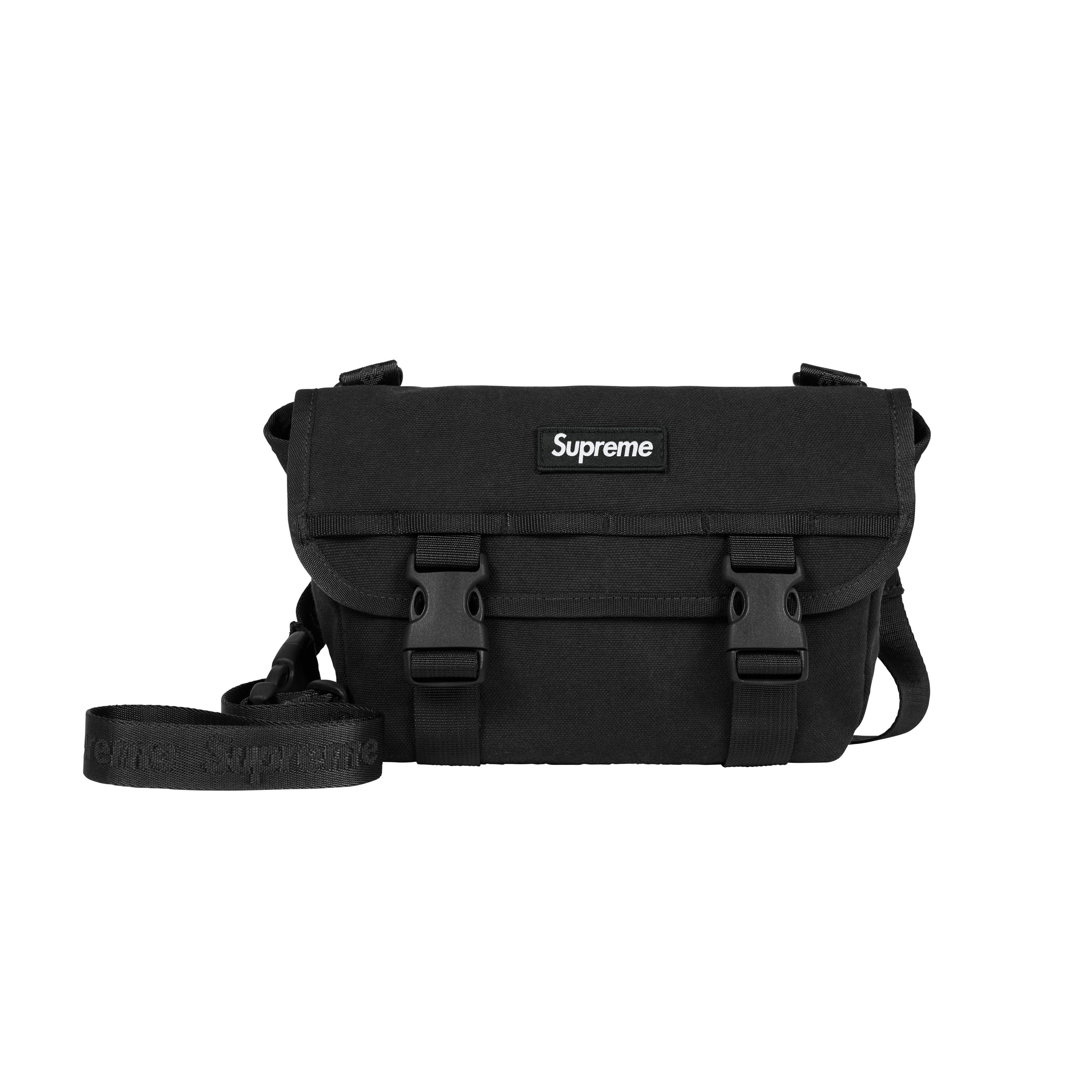 -(C11)-SUPREME MINI MESSENGER BAG SS25 CORDURA 防水 抗撕裂 迷你郵差包 小包 肩包 黑/粉/橄欖綠/迷彩-SS25B8