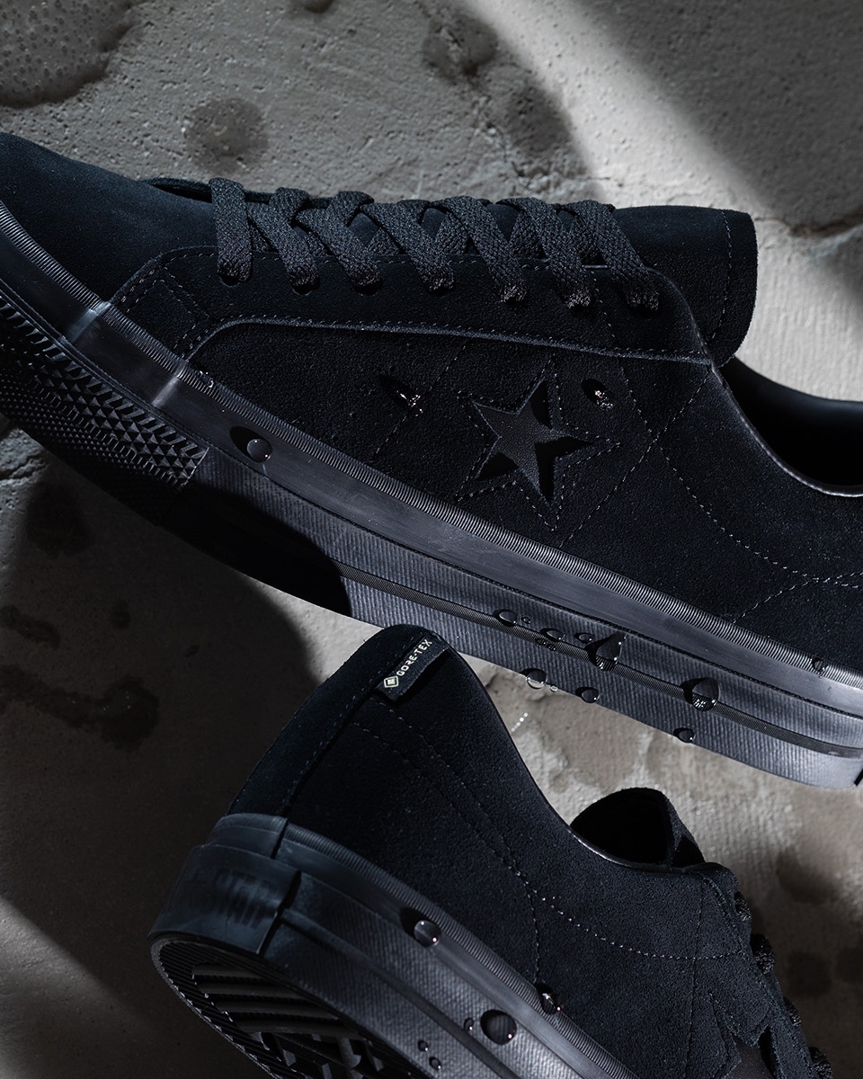 限時特價預購┃CONVERSE ONE STAR GORE-TEX 防水 麂皮 全黑