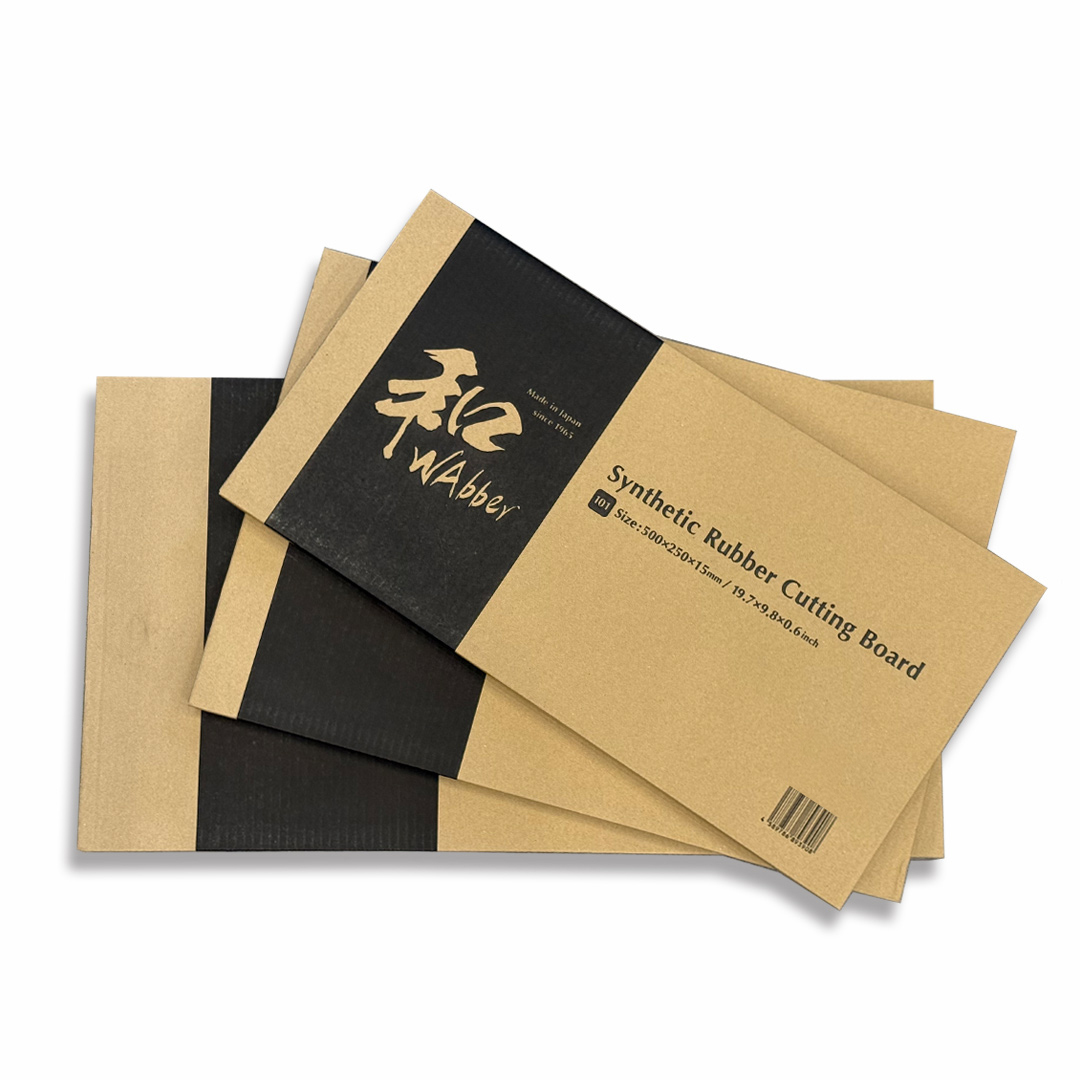 朝日 合成橡膠  營業用黑砧板 15mm