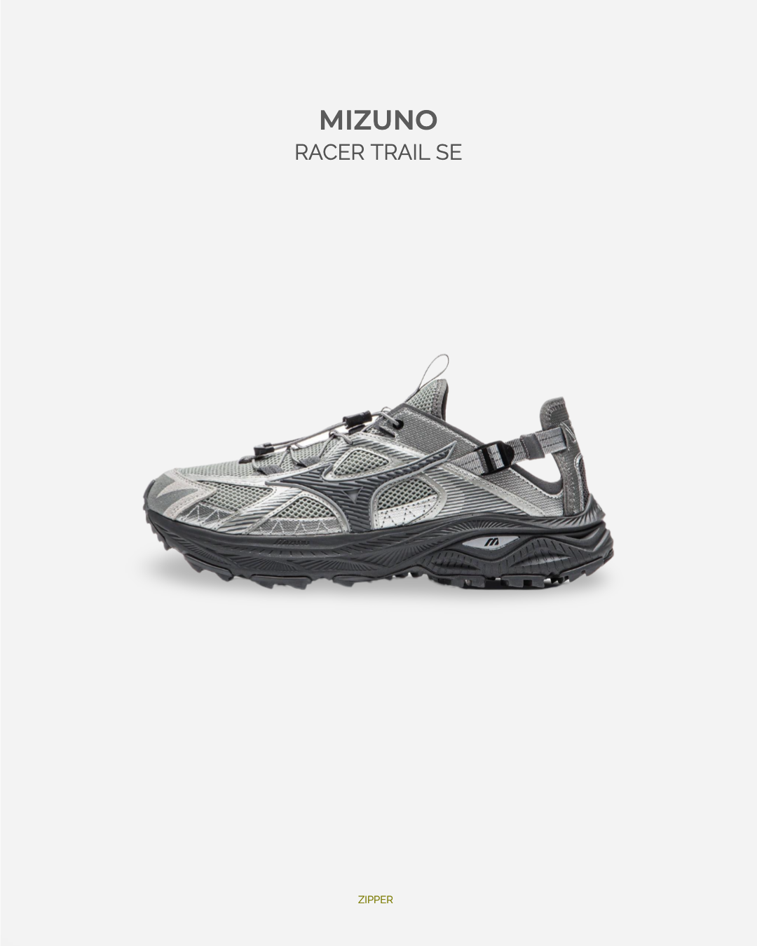 Mizuno Racer Trail SE 灰銀