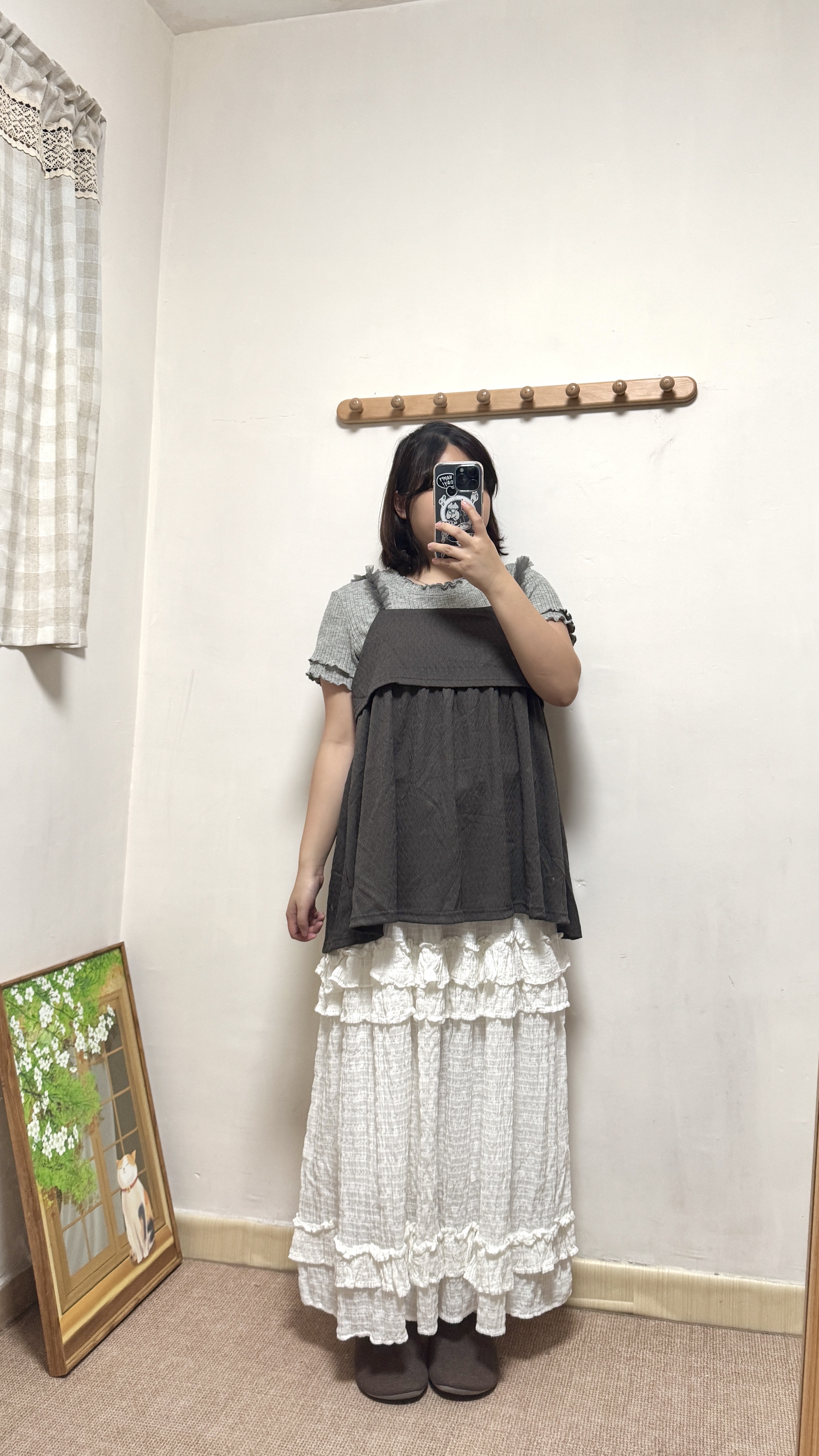 紗紗拼接壓接外搭