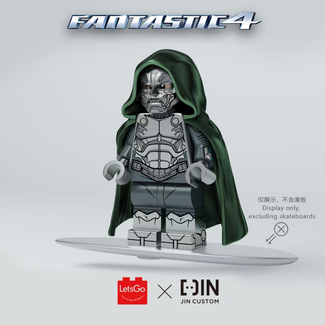 [Jin Custom x LetsGo][In Stock] Doctor Doom [PADprinted]