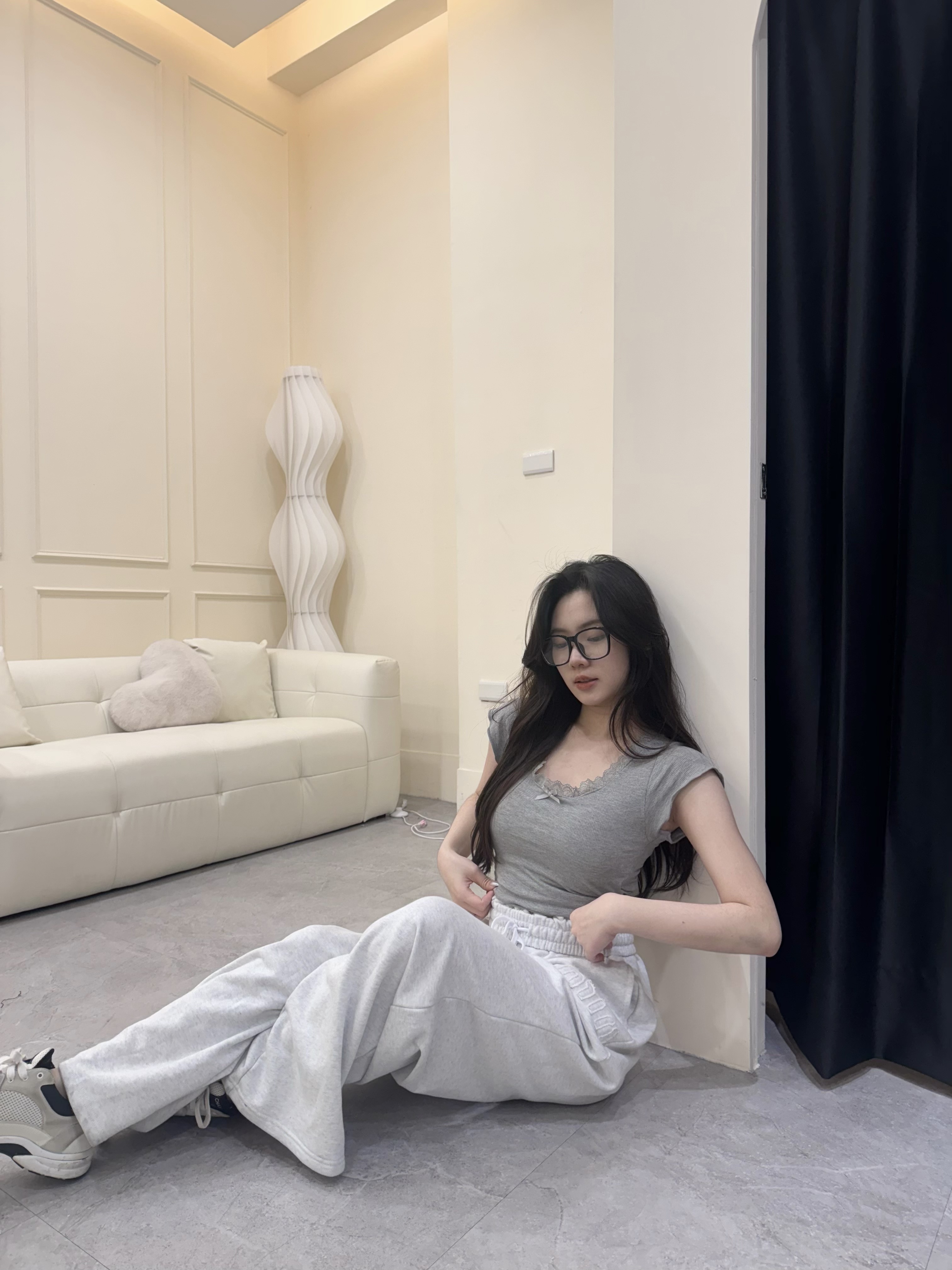 蕾絲U領減齡Top(自帶胸墊🔥）