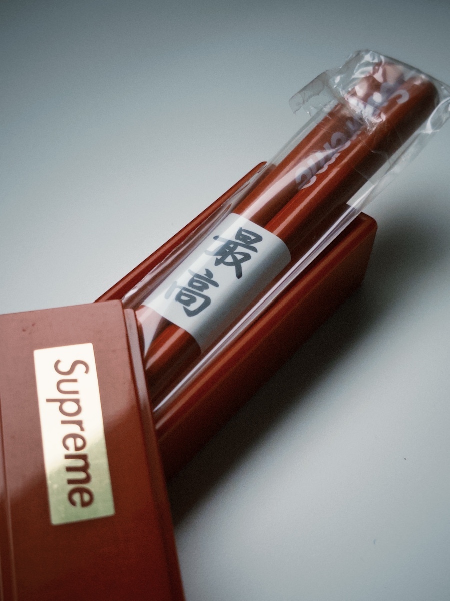 Supreme Chopsticks  Box Logo 精裝 中國風 筷子