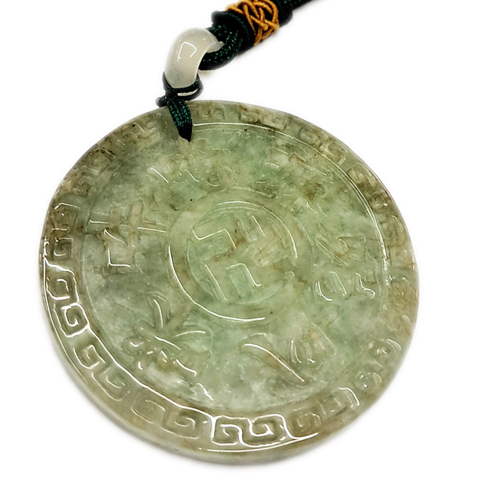 六字大明咒{緬甸玉}雙面巧雕玉珮【十方】135498