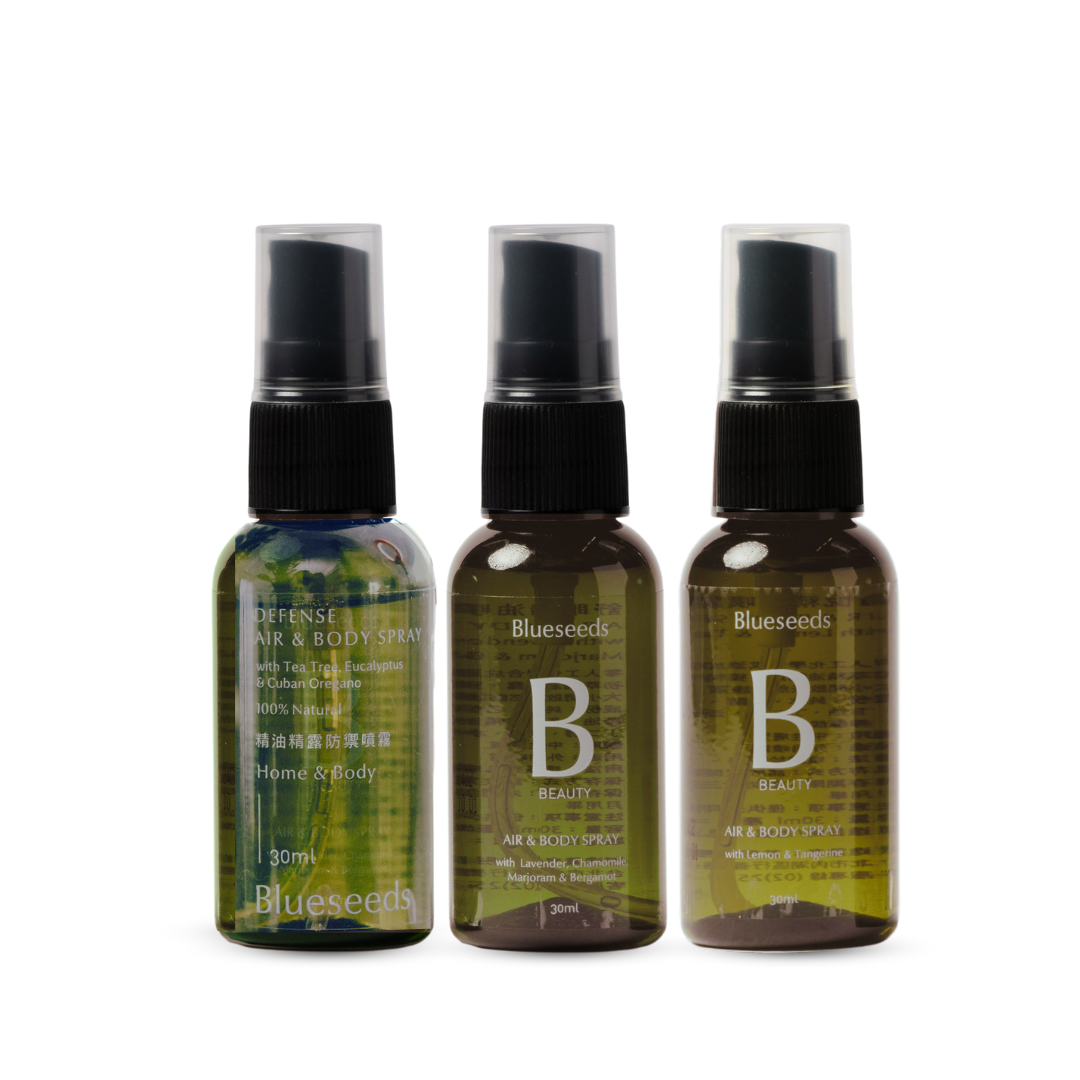 【出遊必備小物】防禦、舒眠、森淨精油噴霧 30 ml x 3