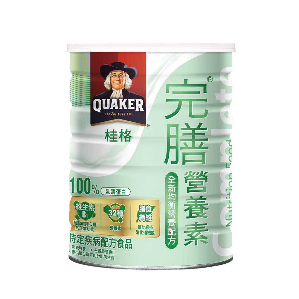 桂格完膳 全新均衡配方850g   一次補足乳清蛋白+膳食纖維