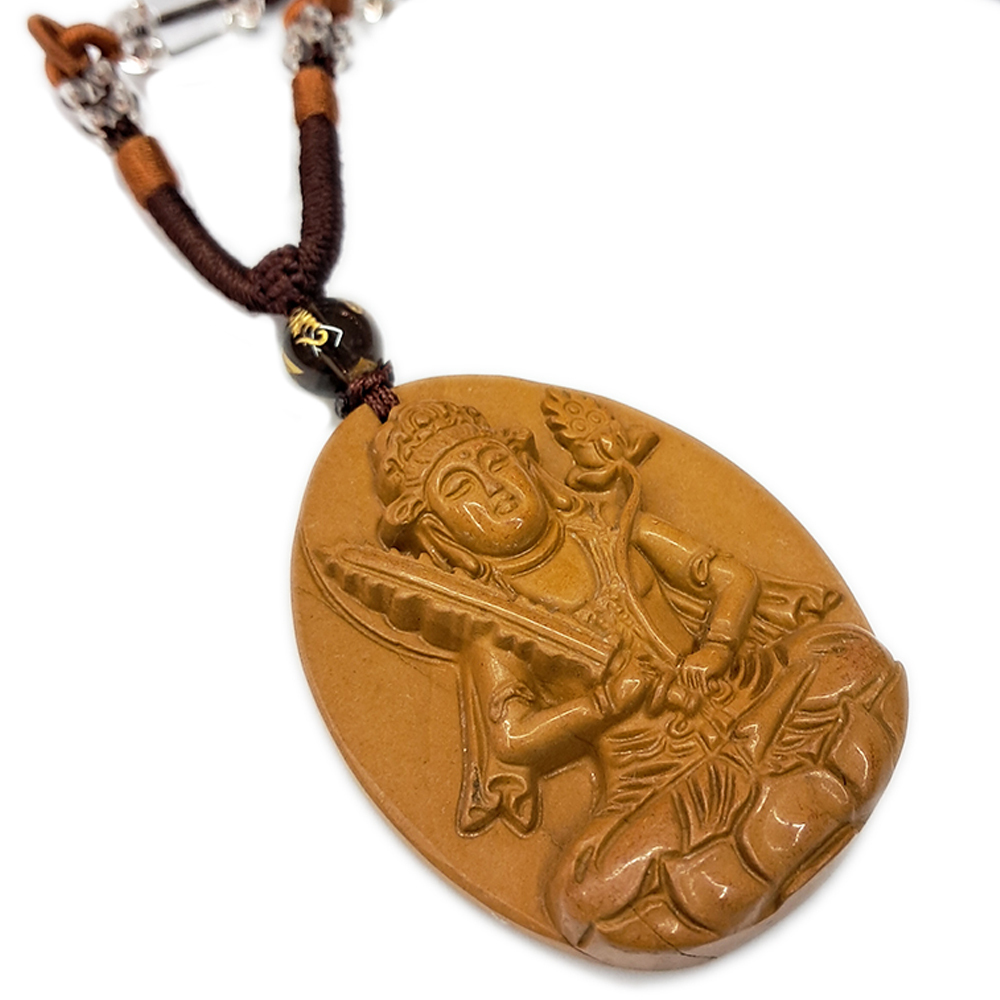 虛空藏菩薩{樹玉}中國結項鍊【十方】126416