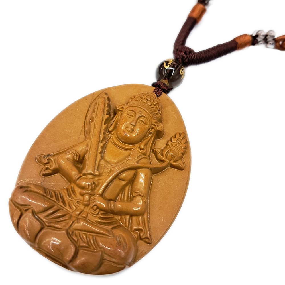 虛空藏菩薩{樹玉}中國結項鍊【十方】126416