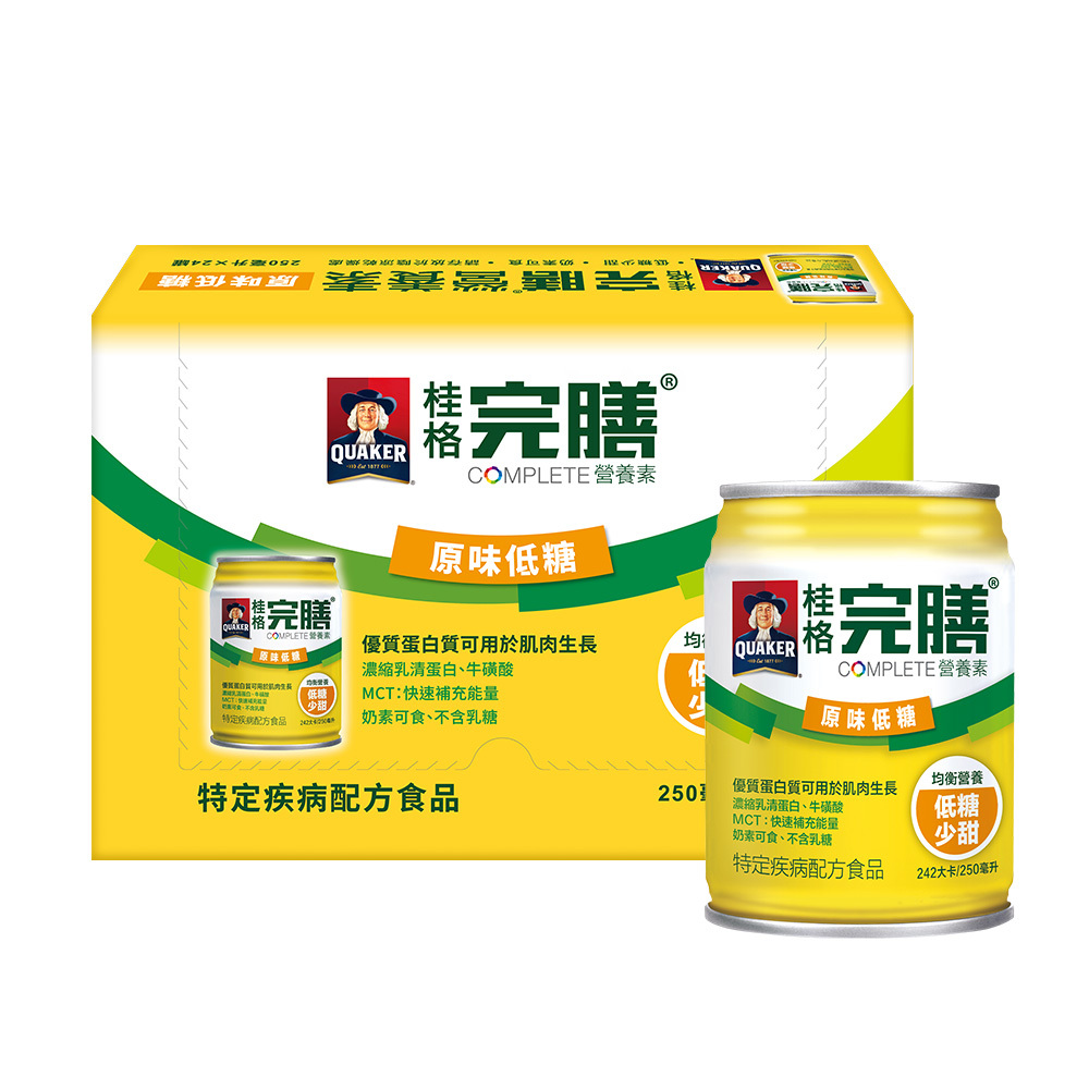 桂格完膳 原味低糖配方250mlX24罐