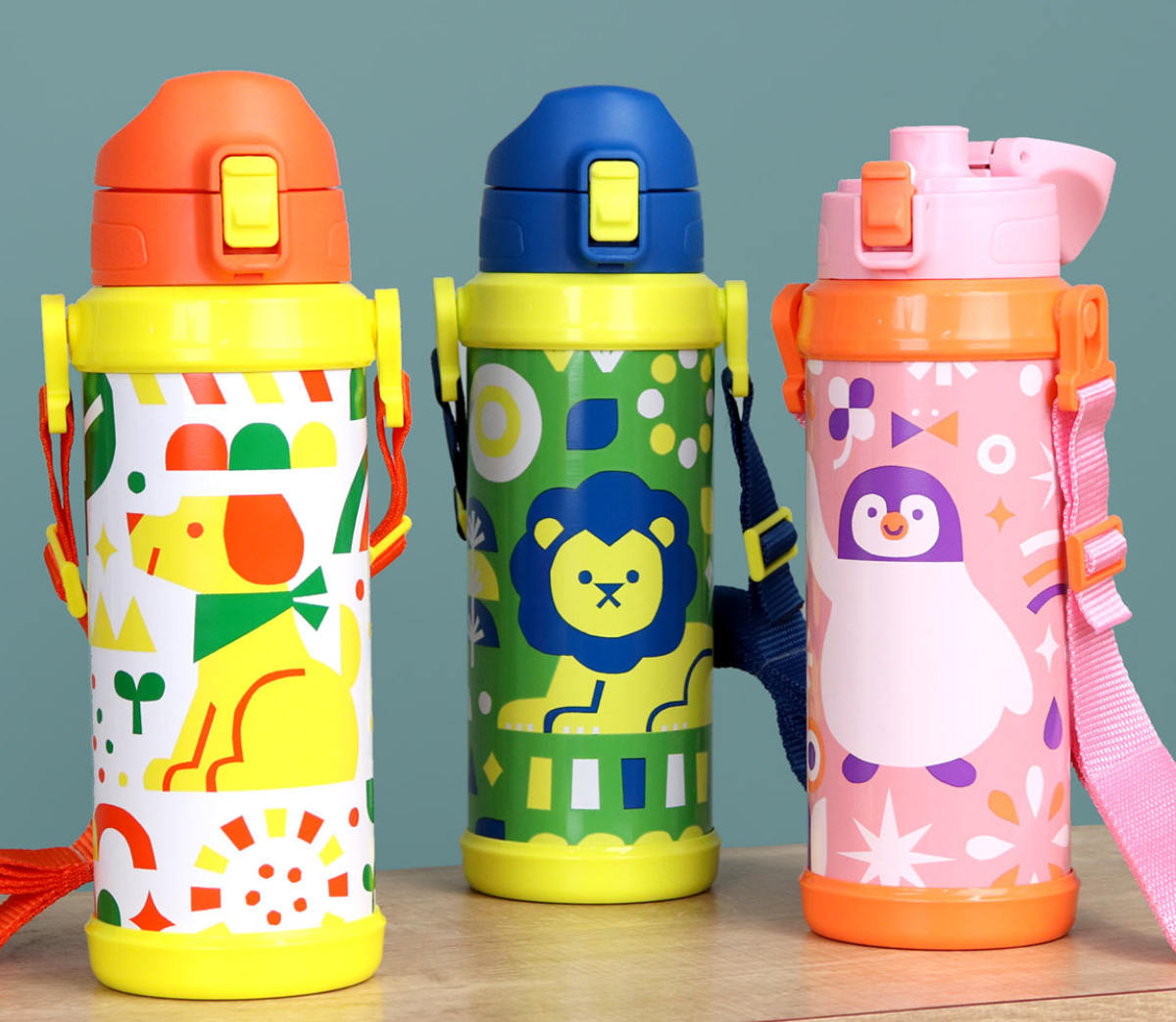 日本 Reach Will 魔法瓶 兒童 卡通 不鏽鋼 直飲 保溫水壺 800ml