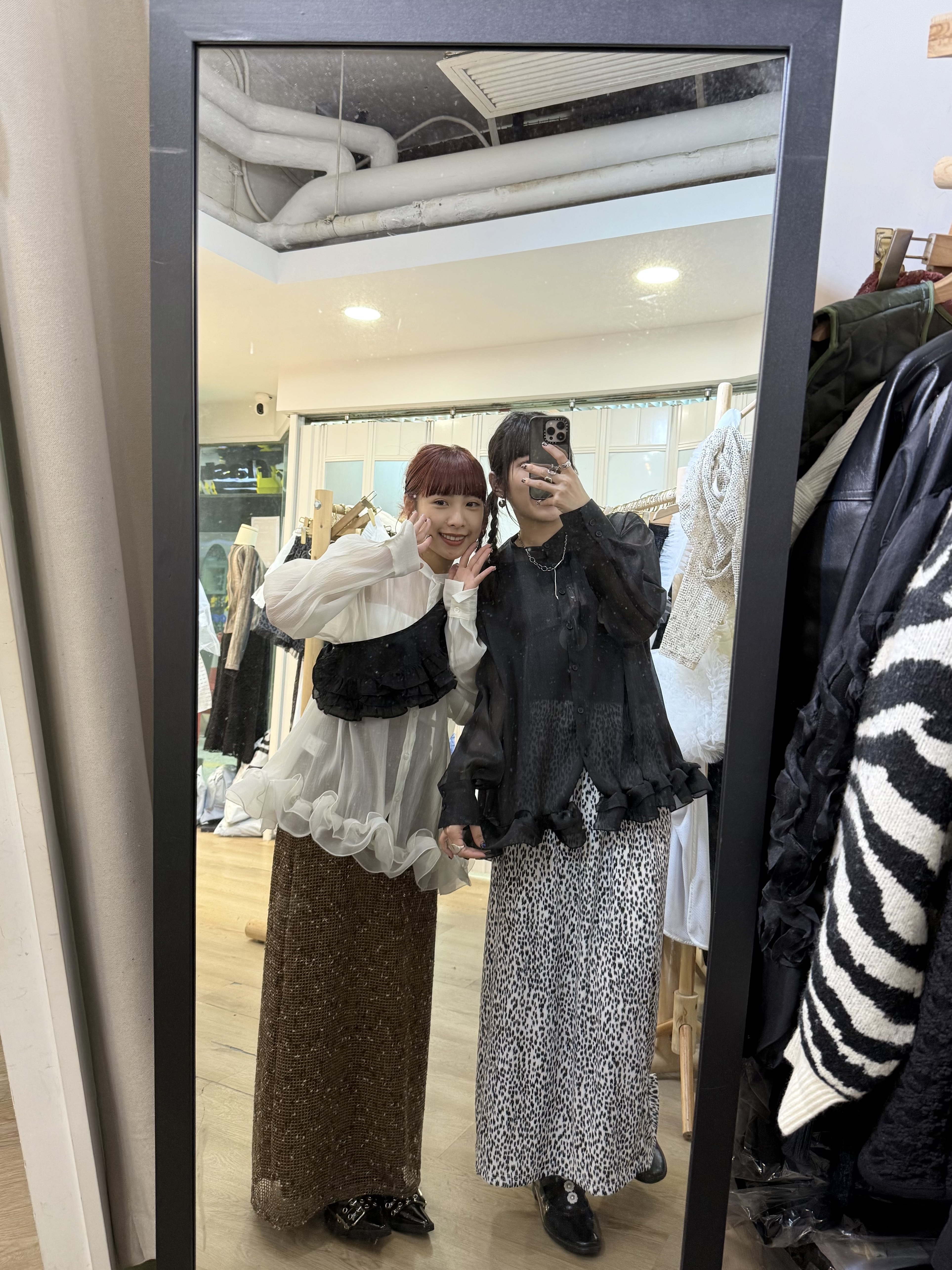 透明感ruffle尾恤