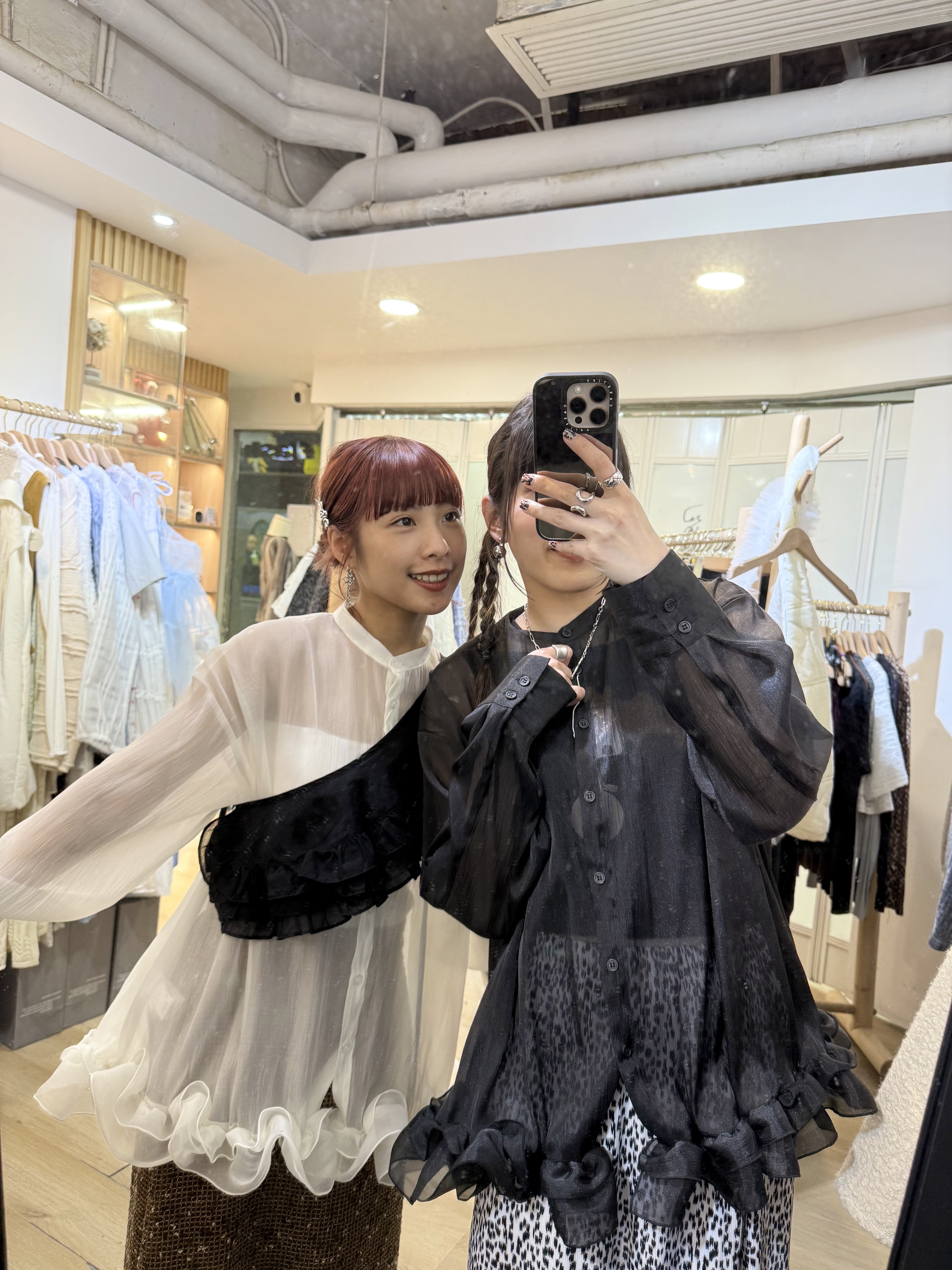 透明感ruffle尾恤