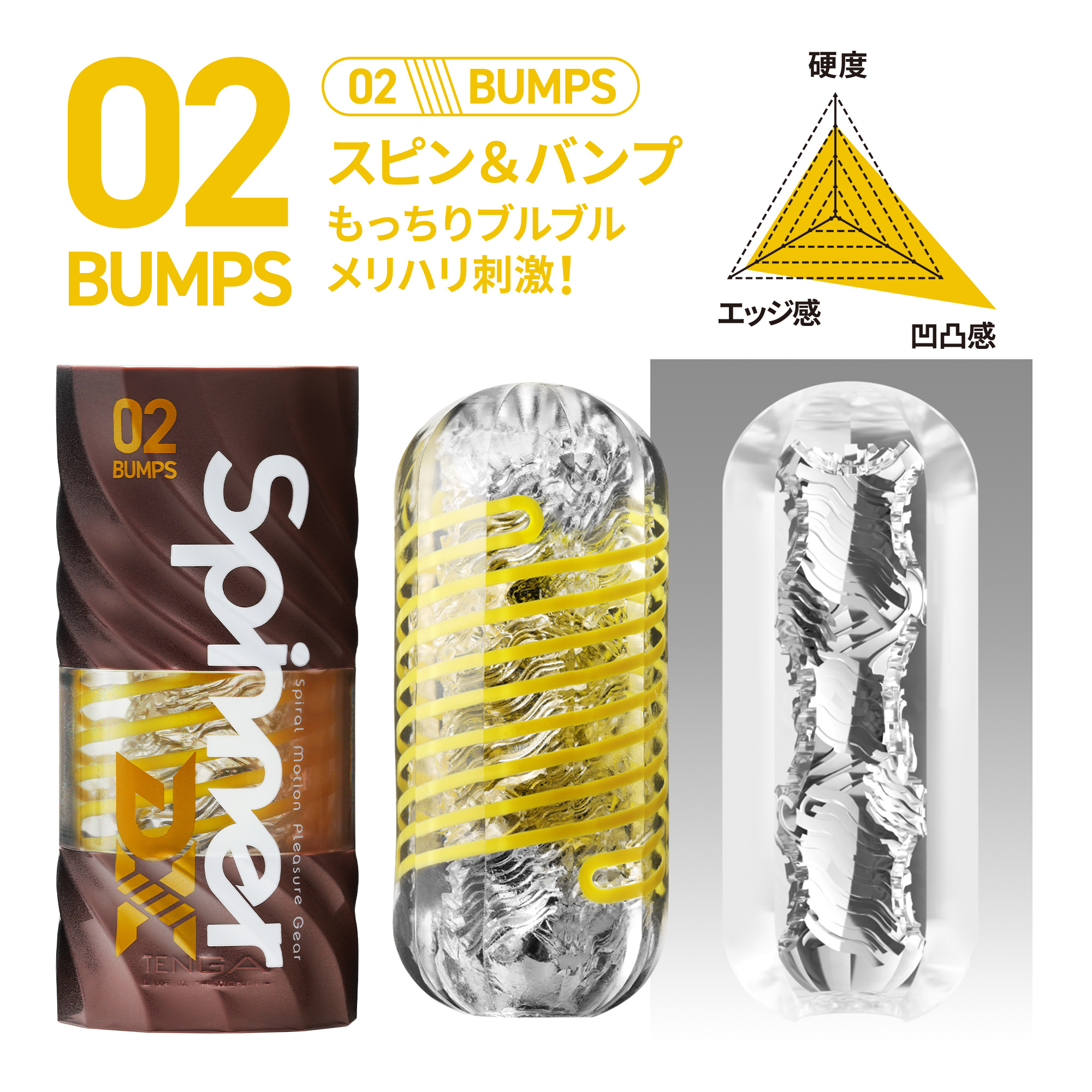 Tenga Spinner DX 02 Bumps