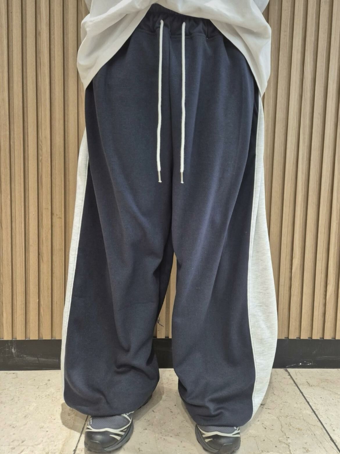 拼色鬆身運動褲 P3052