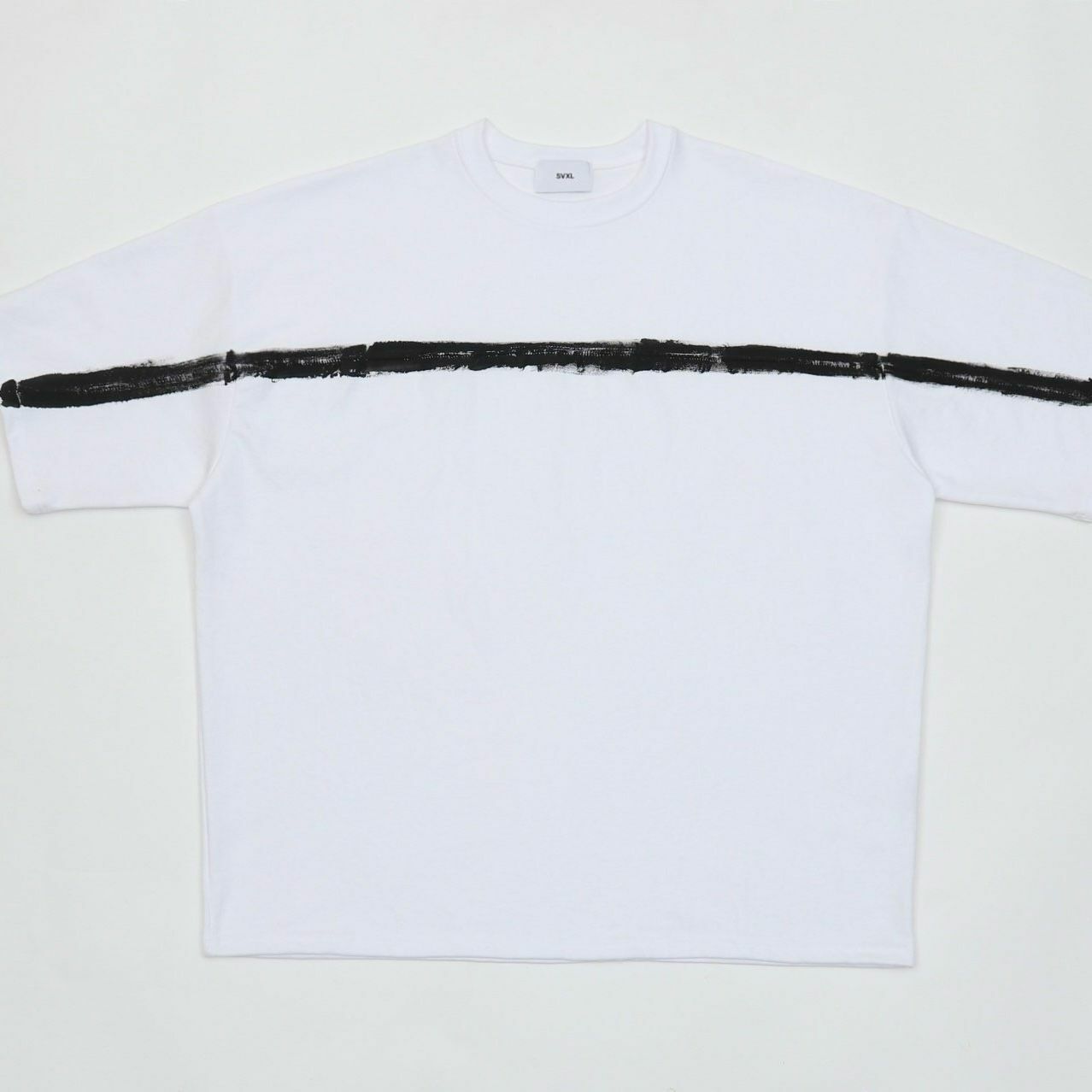OverSize線條短袖Tee SVXL-053T