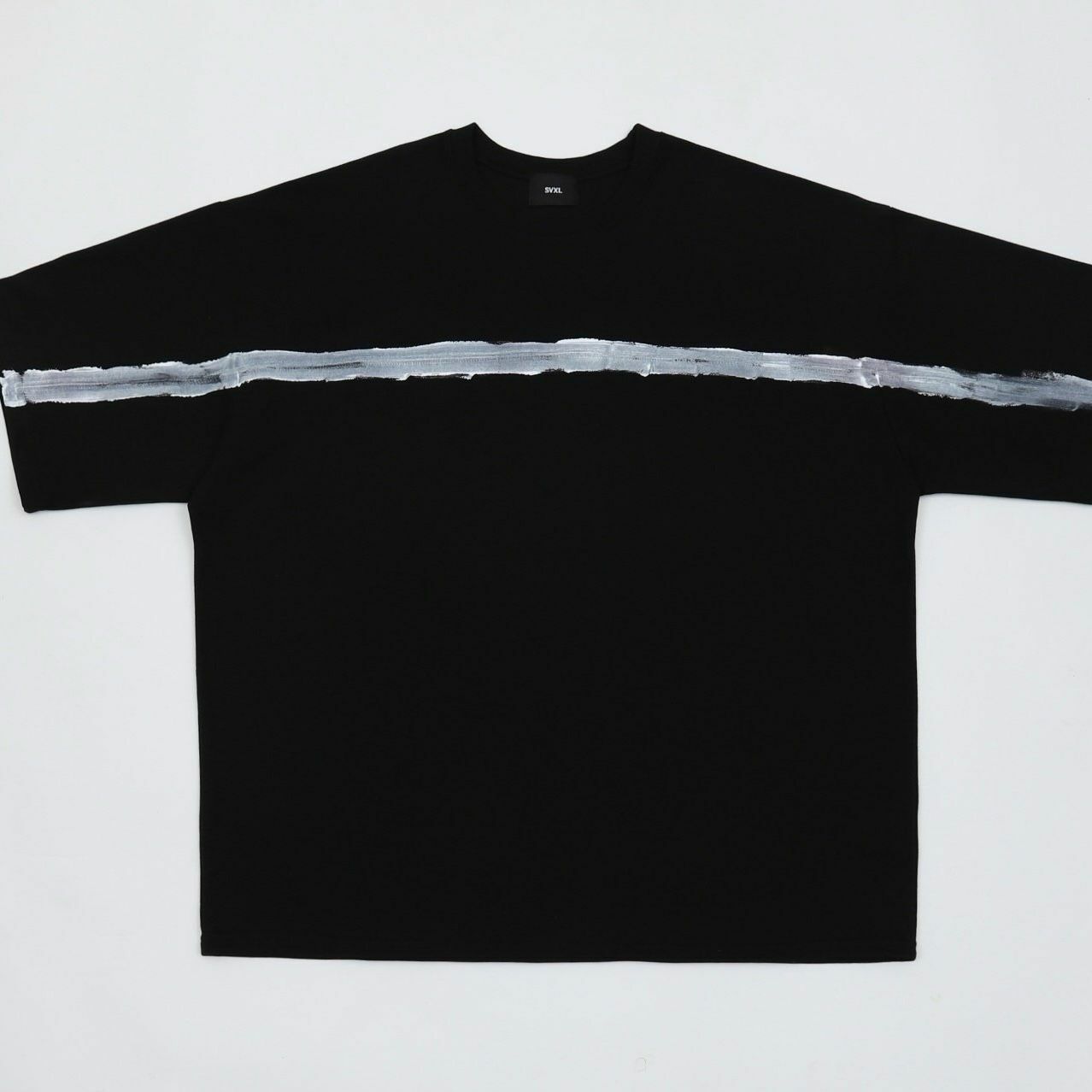 OverSize線條短袖Tee SVXL-053T