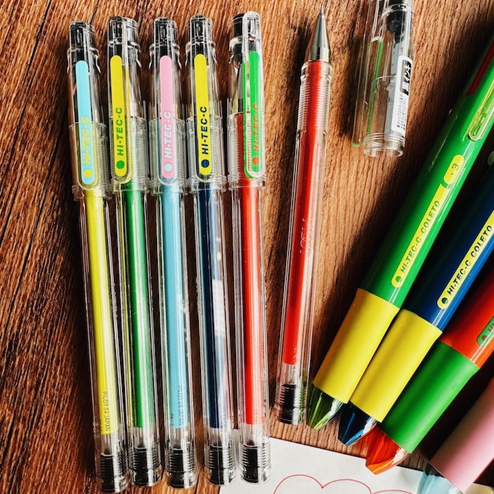 百樂 80年代復古風 0.4mm超細鋼珠筆 HI-TEC-C