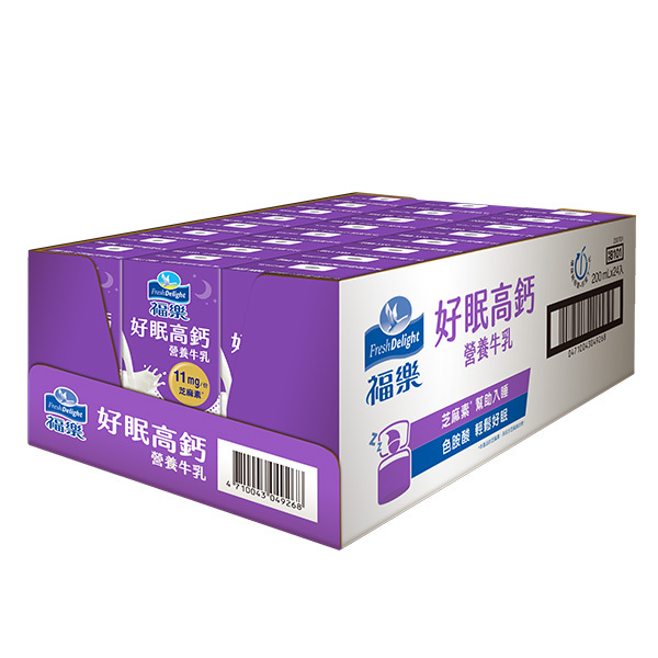 福樂 好眠高鈣牛乳200mlX24瓶