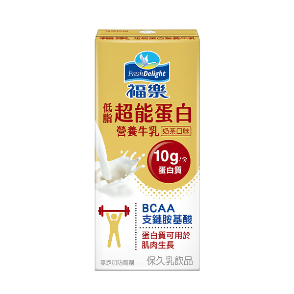 福樂 超能蛋白營養牛乳奶茶口味200mlX24瓶