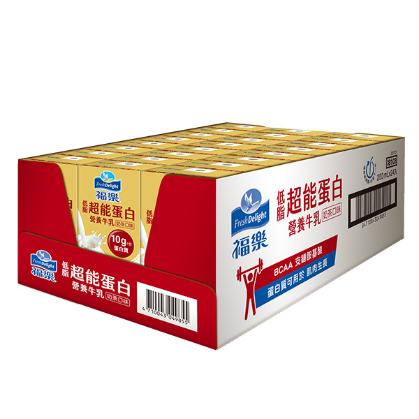 福樂 超能蛋白營養牛乳奶茶口味200mlX24瓶