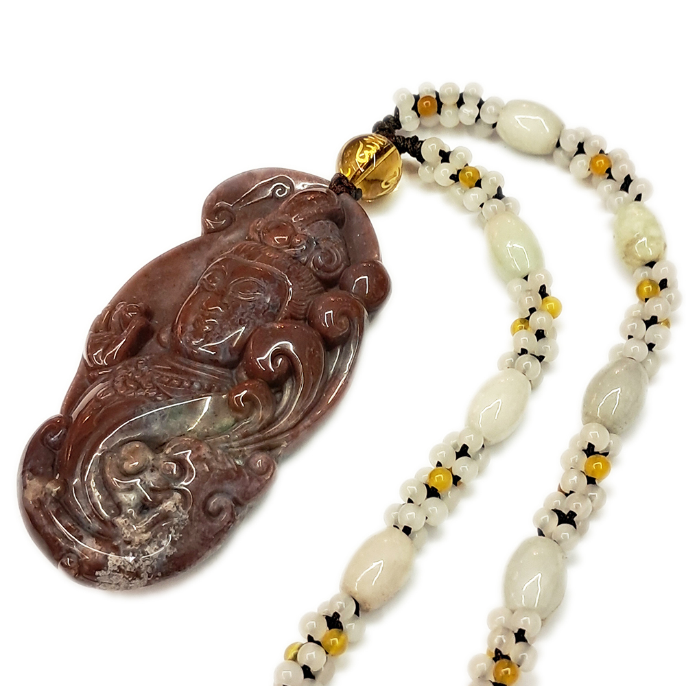 觀自在{印度瑪瑙}玉項鍊【十方】131003