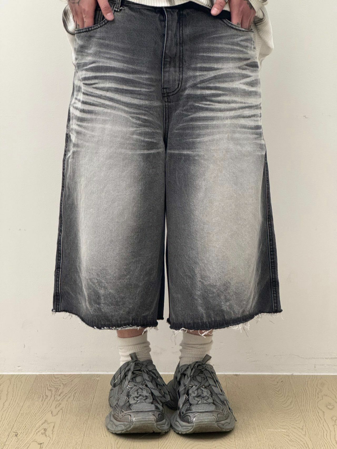 洗水牛仔短褲 GLAMOUR-072P