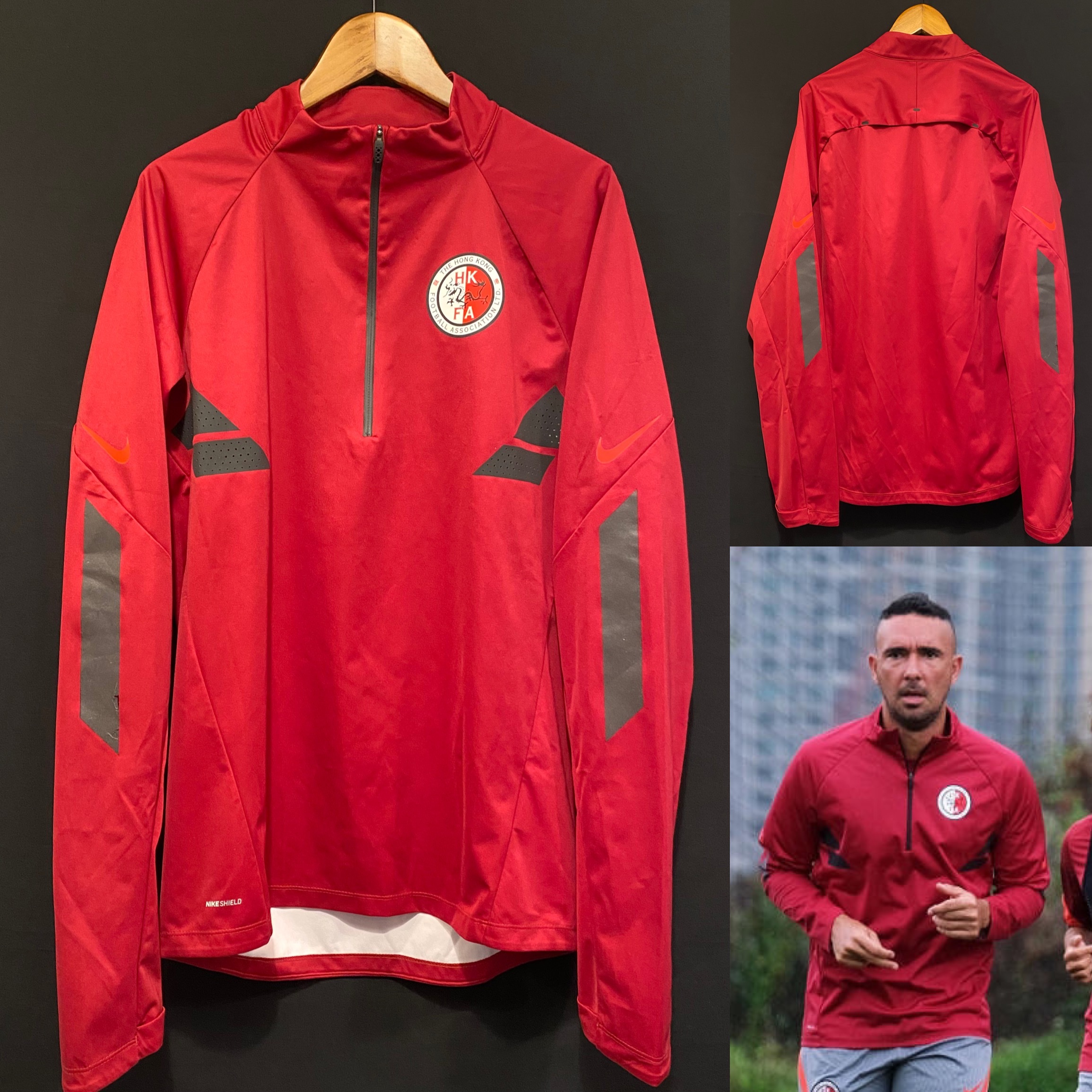 (Match Worn) Hong Kong Football Team 2020-2022 Nike Shield Training Shirt