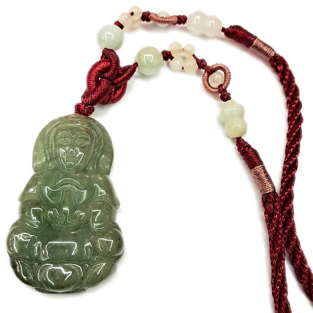 平安玉觀音中國結項鍊【十方】141214