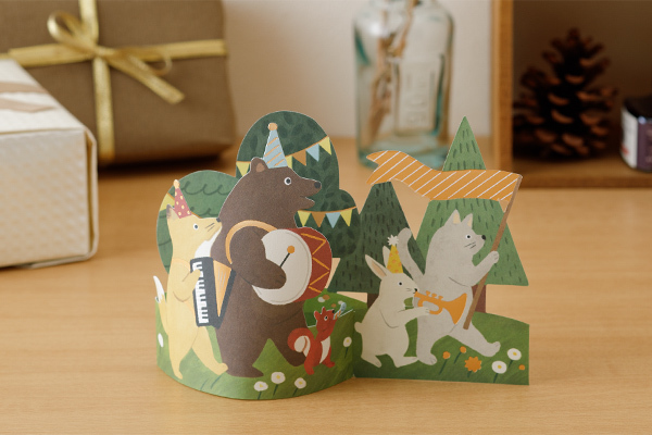 日本MIDORI．立體裝飾卡片 共三款