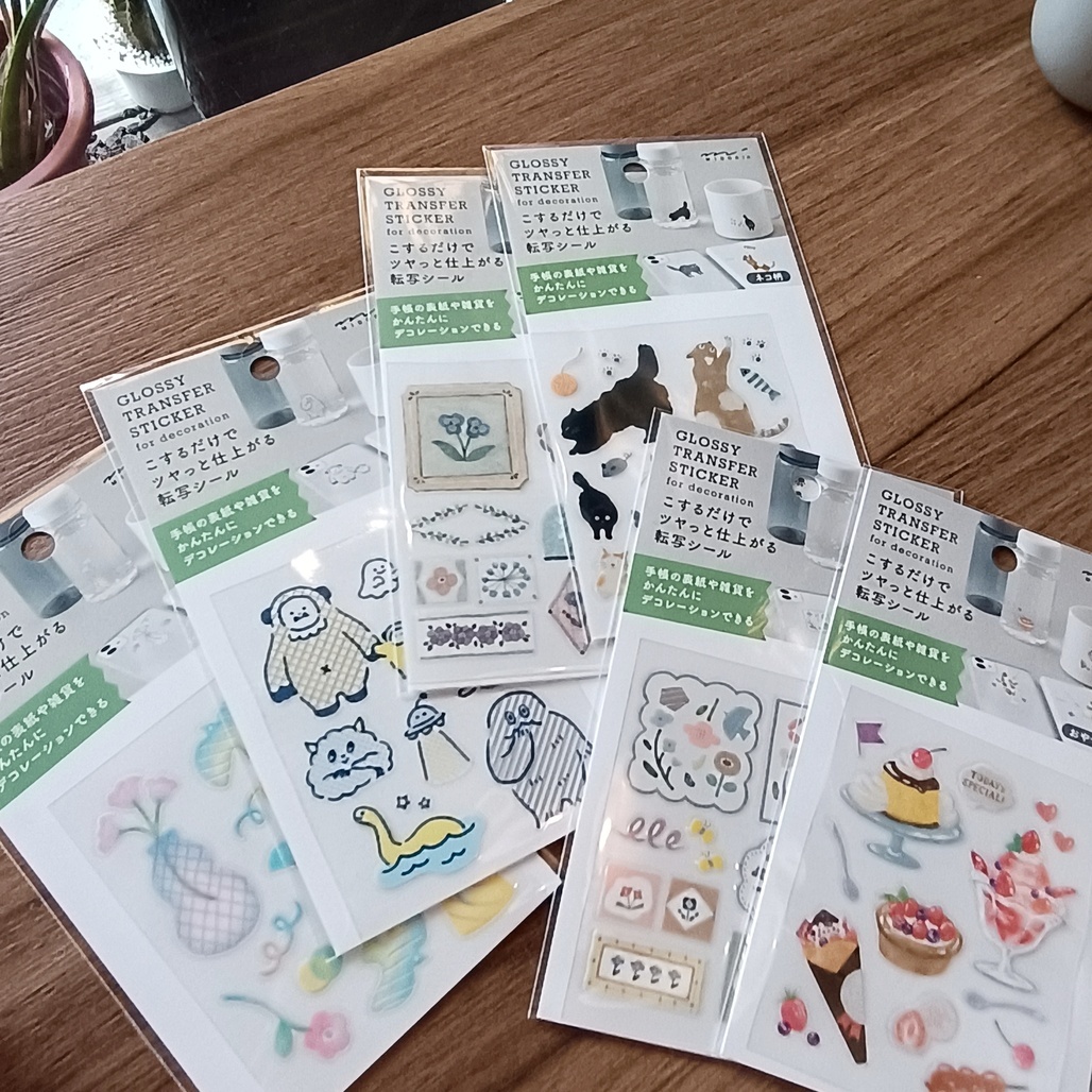 日本MIDORI．水晶轉印貼紙 共六款 2025春季新款