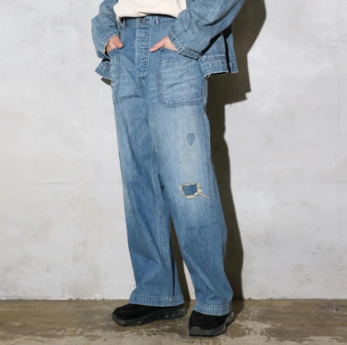 9/20 ON SALE: BOWWOW 2025 USN M44 DUNGAREE TROUSERS SIDE SEAMLESS - PRE ORDER ITEM (預訂中)