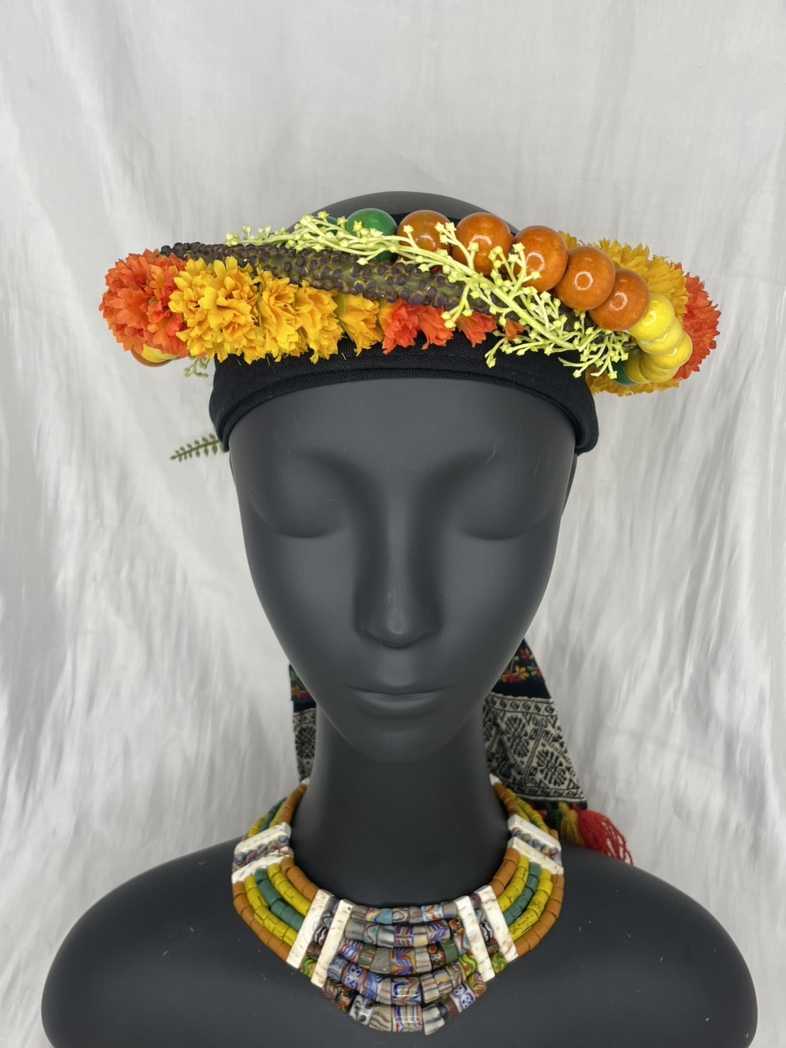 Muni-No.15木珠花環56cm