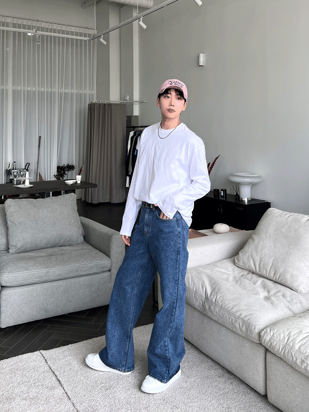 Leckie 喇叭褲牛仔褲